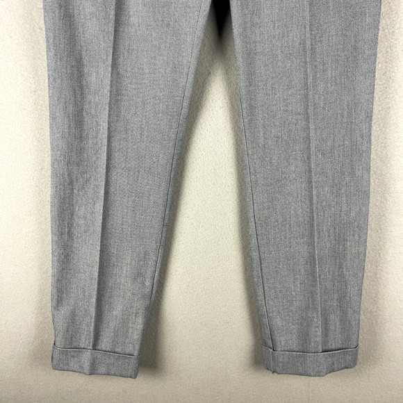 Mac Jeans Lennox Pants Mens 33x29 Blue Chino Cuffed Germany Career Office Preppy - Picture 3 of 16